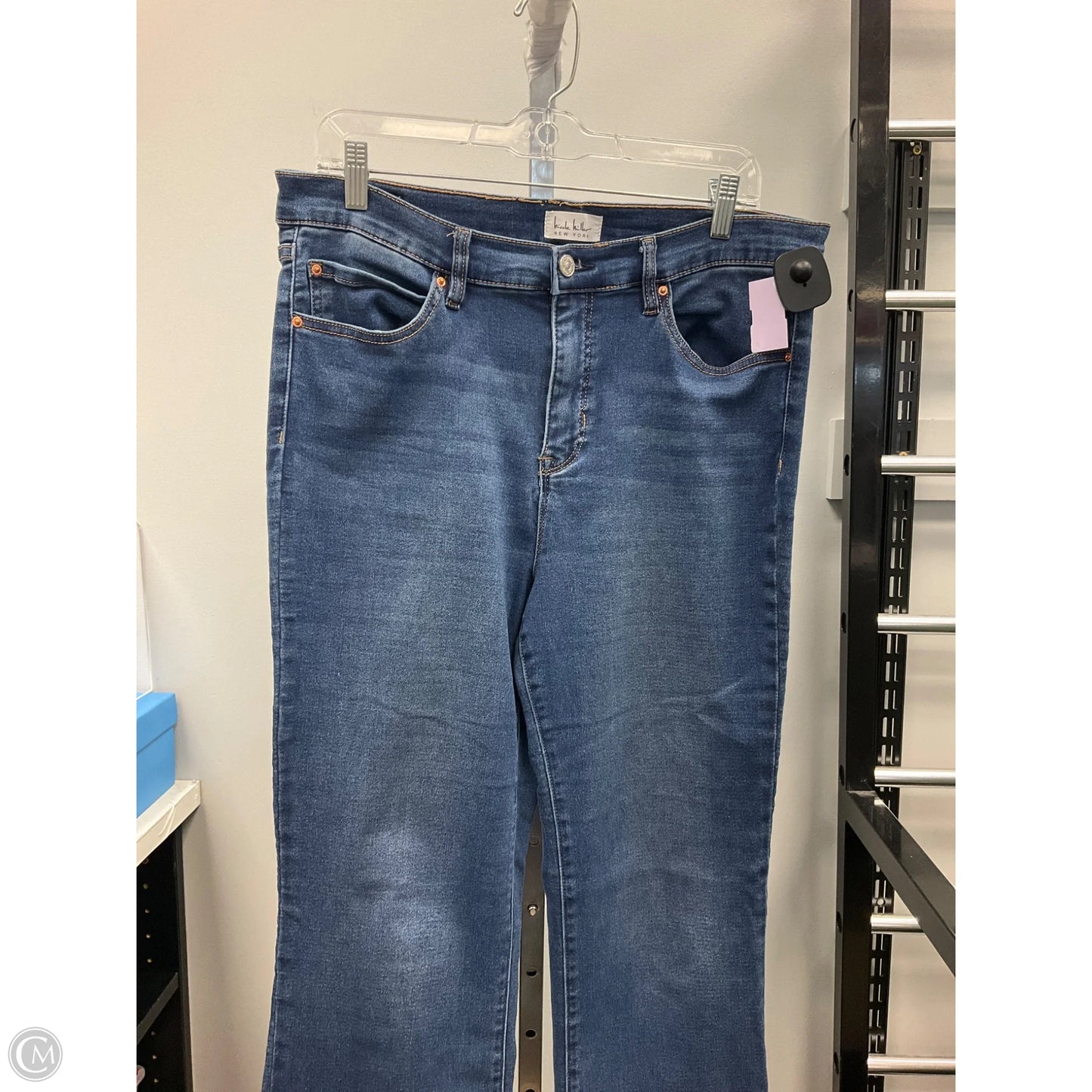 Jeans Boot Cut By Nicole Michelle In Blue, Size: 14