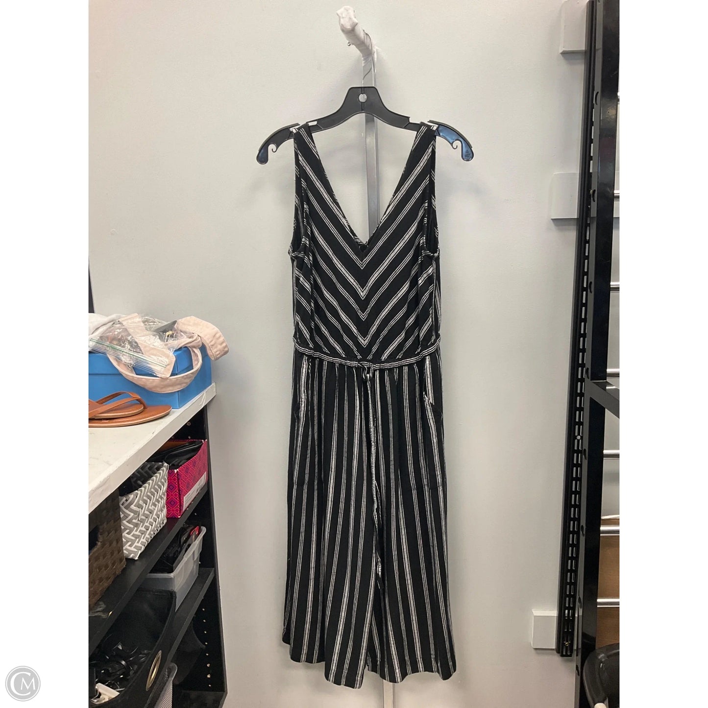 Jumpsuit By Gap In Black & White, Size: M