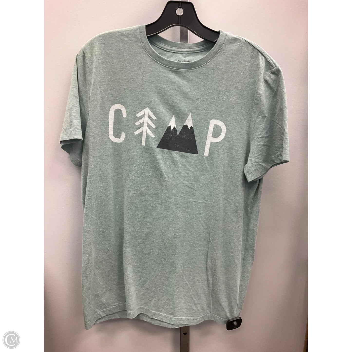 Top Short Sleeve By Clothes Mentor In Green, Size: M