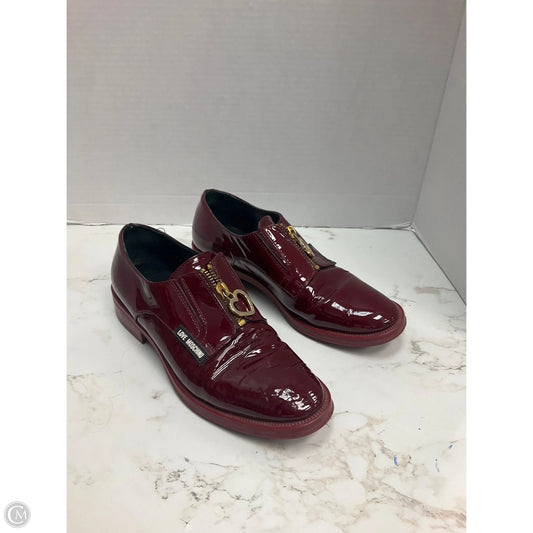Shoes Heels Block By Love Moschino In Red, Size: 6.5