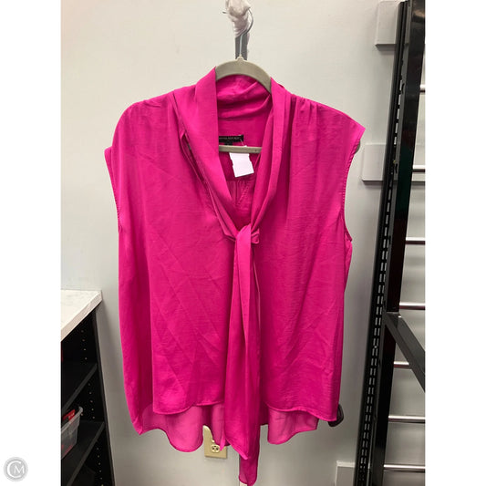 Top Sleeveless By Banana Republic In Pink, Size: L
