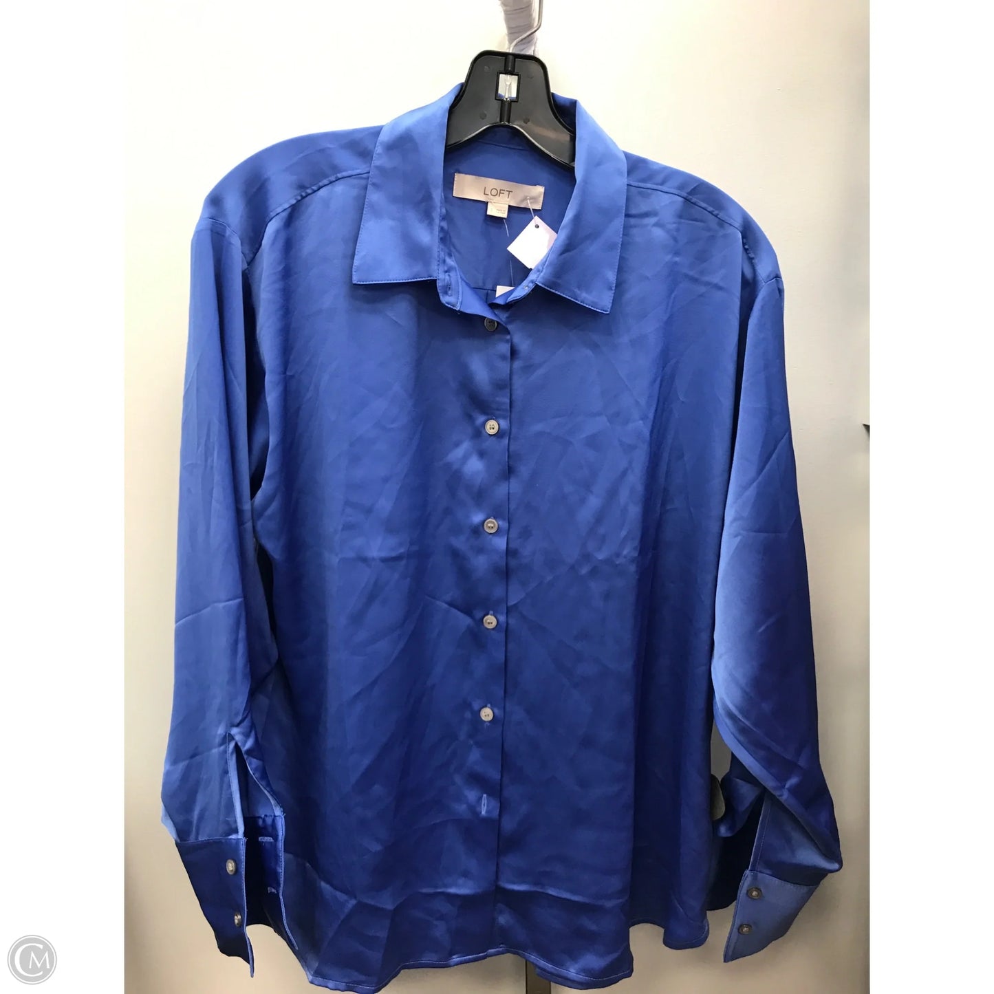 Top Long Sleeve By Loft In Blue, Size: S