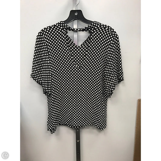 Top Sleeveless By Zara Women In Polkadot Pattern, Size: Xs