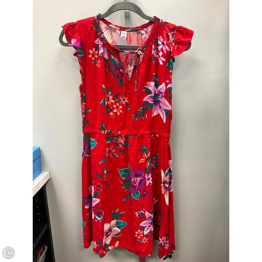 Dress Casual Short By Old Navy In Red, Size: M
