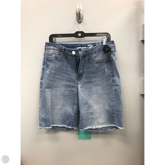 Shorts By Seven 7 In Blue Denim, Size: 12