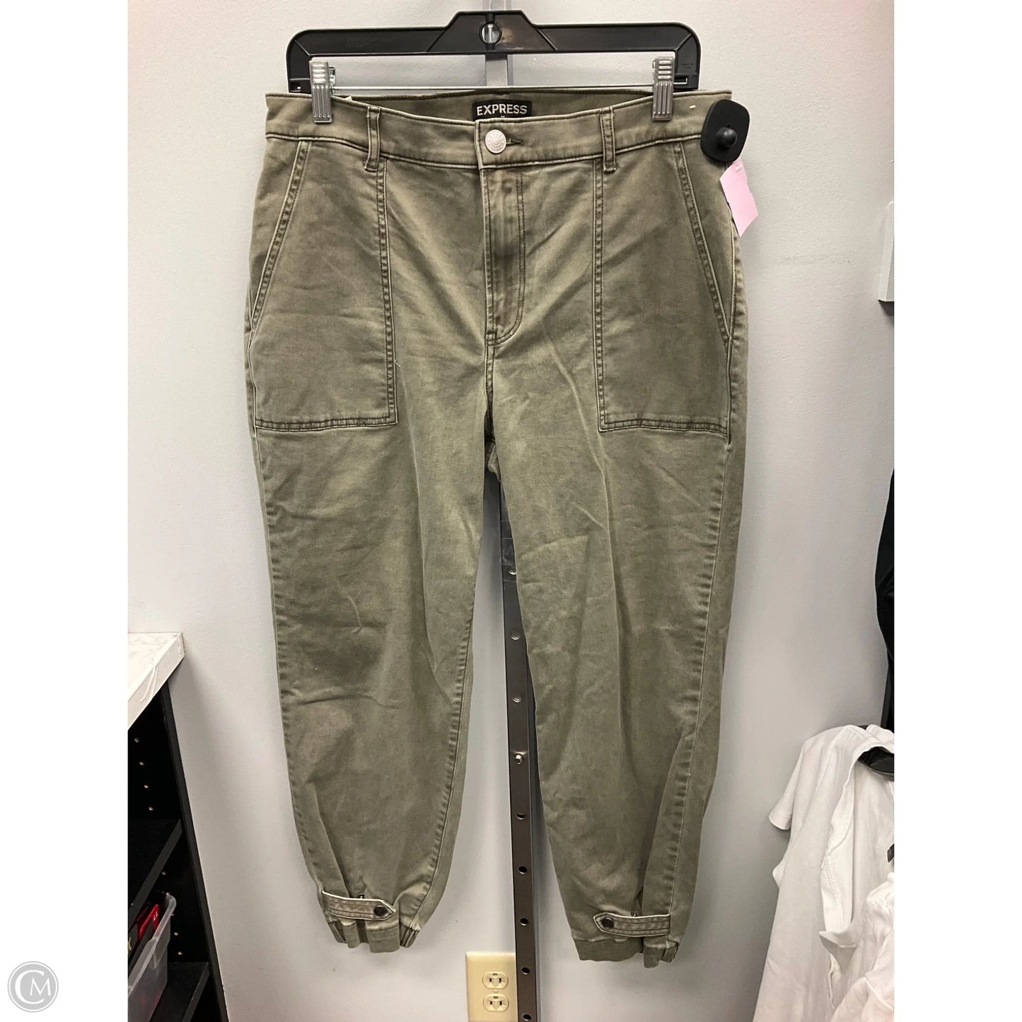 Pants Cargo & Utility By Express In Green, Size: 10