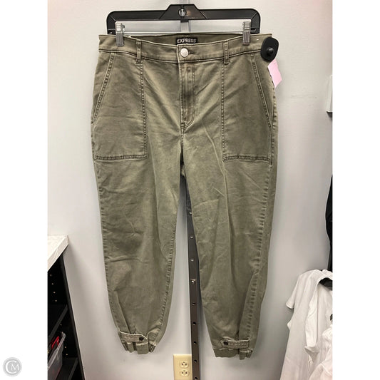 Pants Cargo & Utility By Express In Green, Size: 10