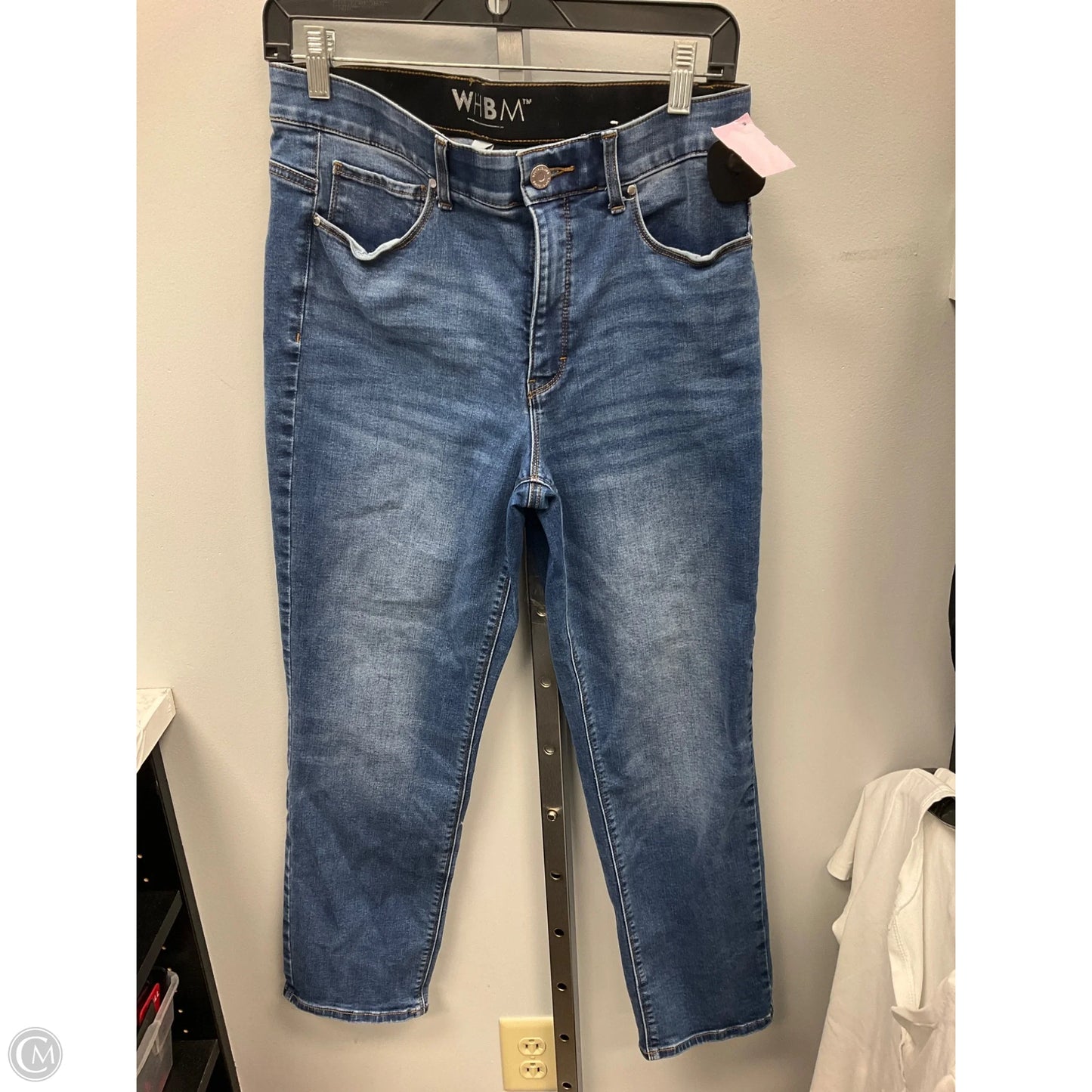 Jeans Straight By White House Black Market In Blue, Size: 10