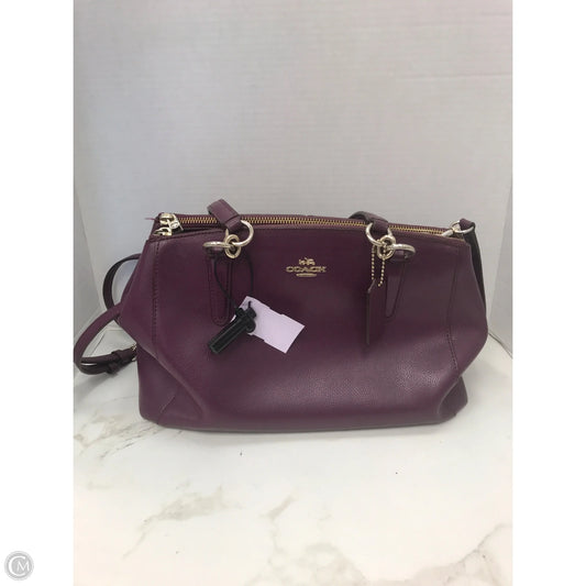 Handbag Designer By Coach, Size: Medium