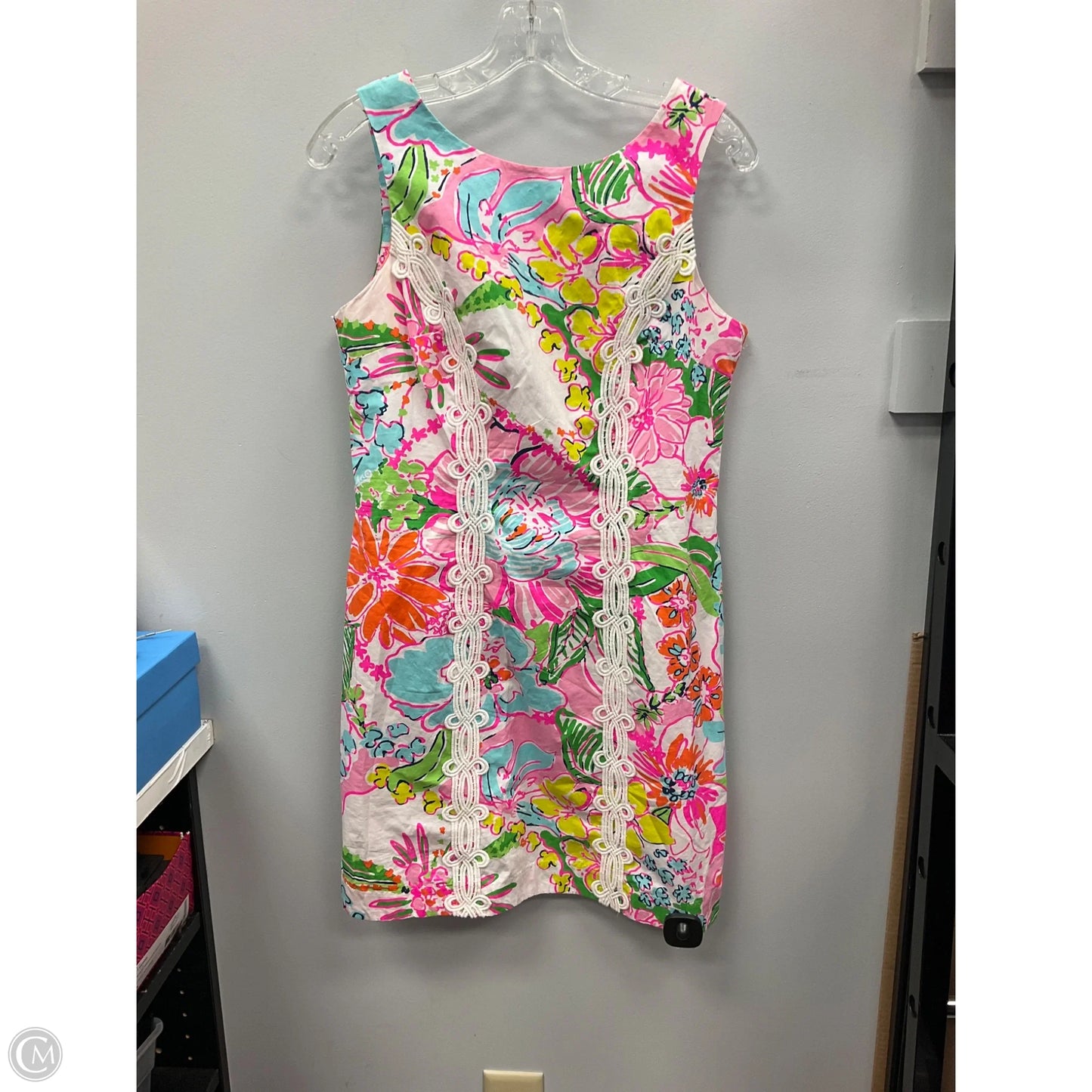 Dress Designer By Lilly Pulitzer In Floral Print, Size: 8