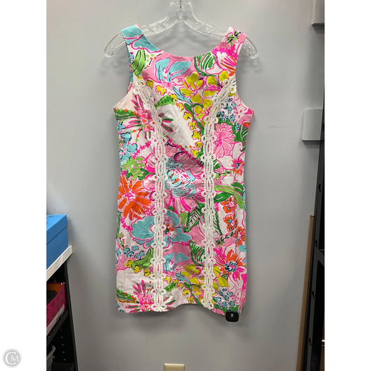 Dress Designer By Lilly Pulitzer In Floral Print, Size: 8