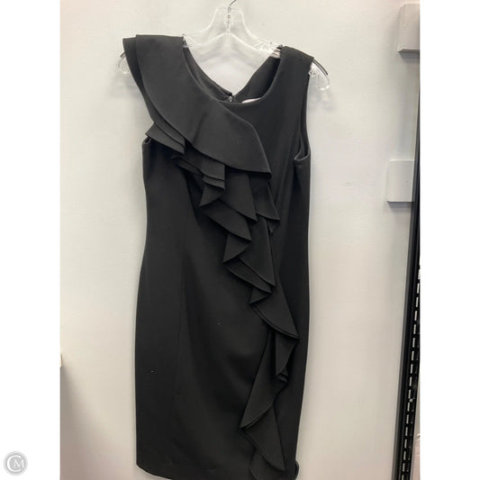 Dress Work By Calvin Klein In Black, Size: 6