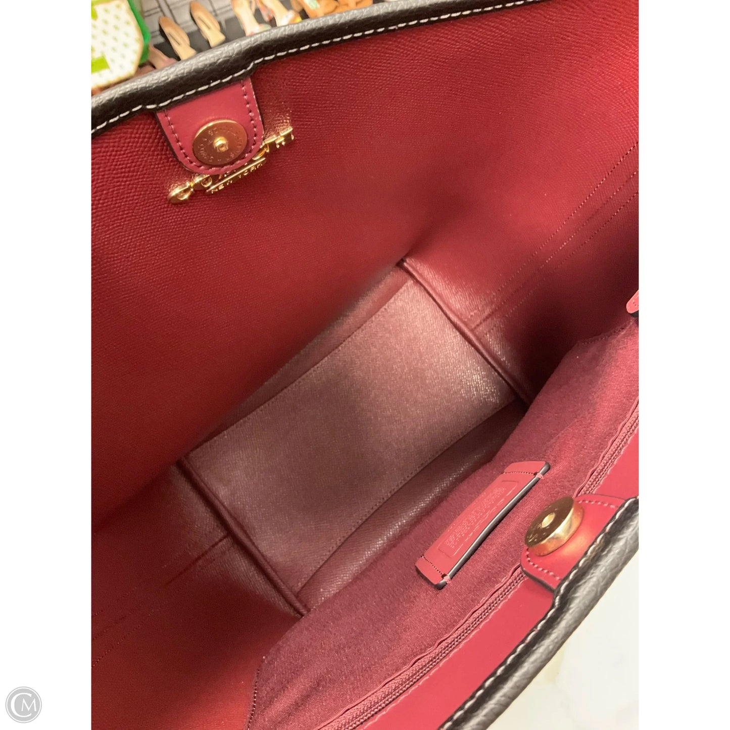 Handbag Designer By Coach, Size: Large