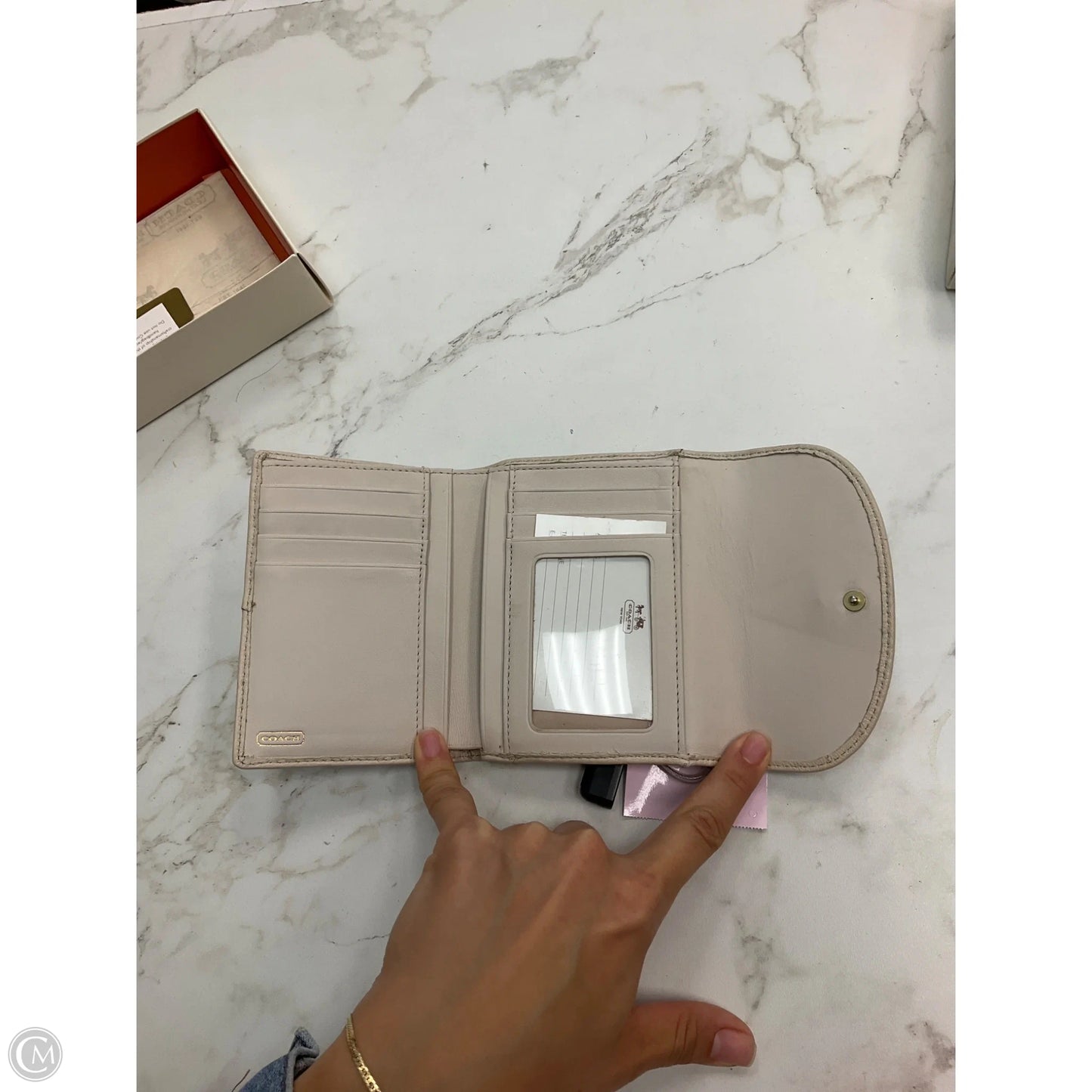 Wallet Designer By Coach, Size: Small