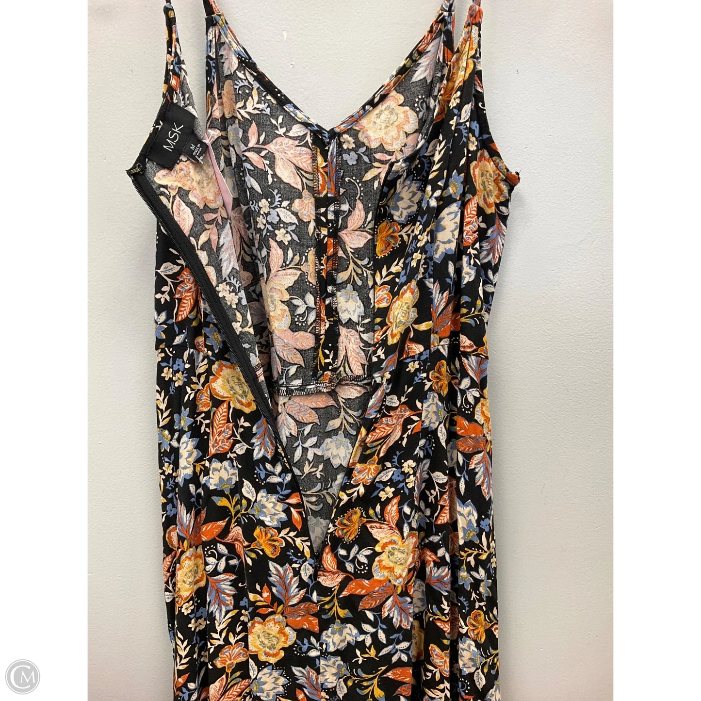 Dress Casual Midi By Msk In Blue & Orange, Size: M