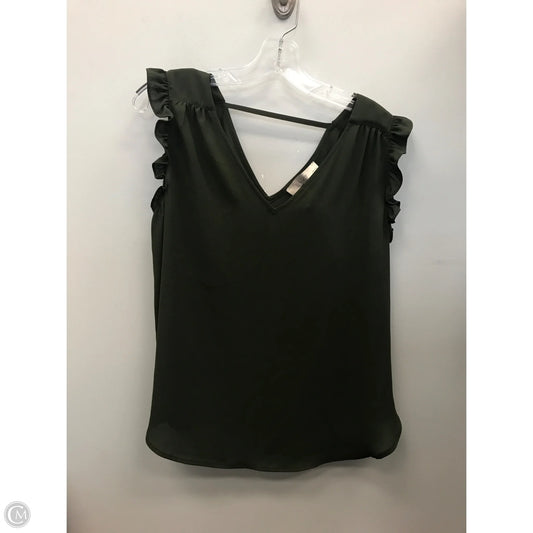 Top Sleeveless By Loft In Green, Size: Mp