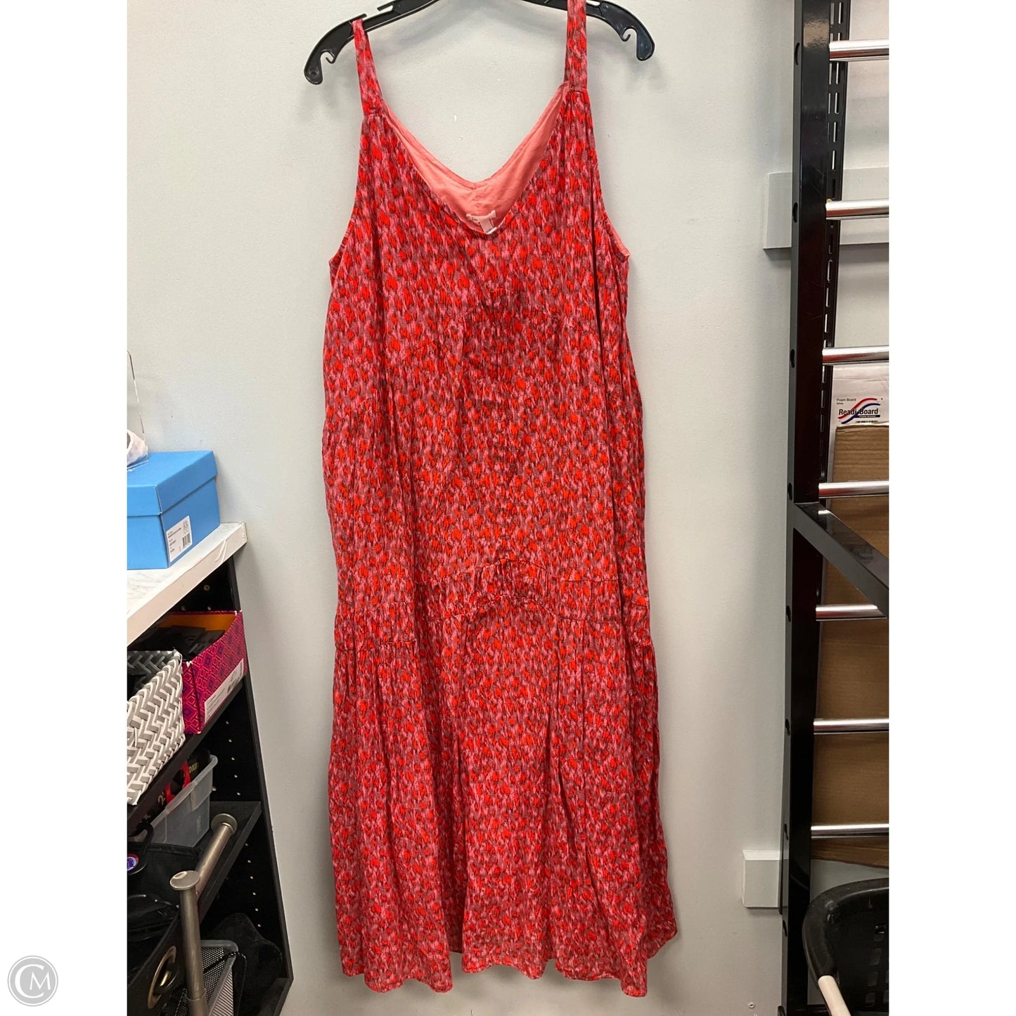 Dress Casual Midi By Joie In Red, Size: Xxl