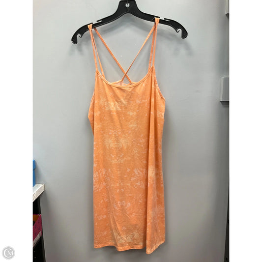 Top Sleeveless By Hurley In Orange, Size: Xl