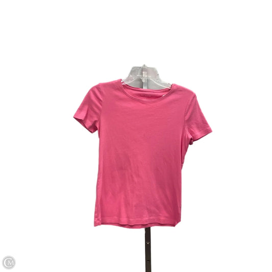 Top Short Sleeve By Talbots In Pink, Size: S