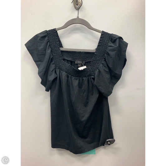 Top Short Sleeve By J. Crew In Black, Size: Xxs