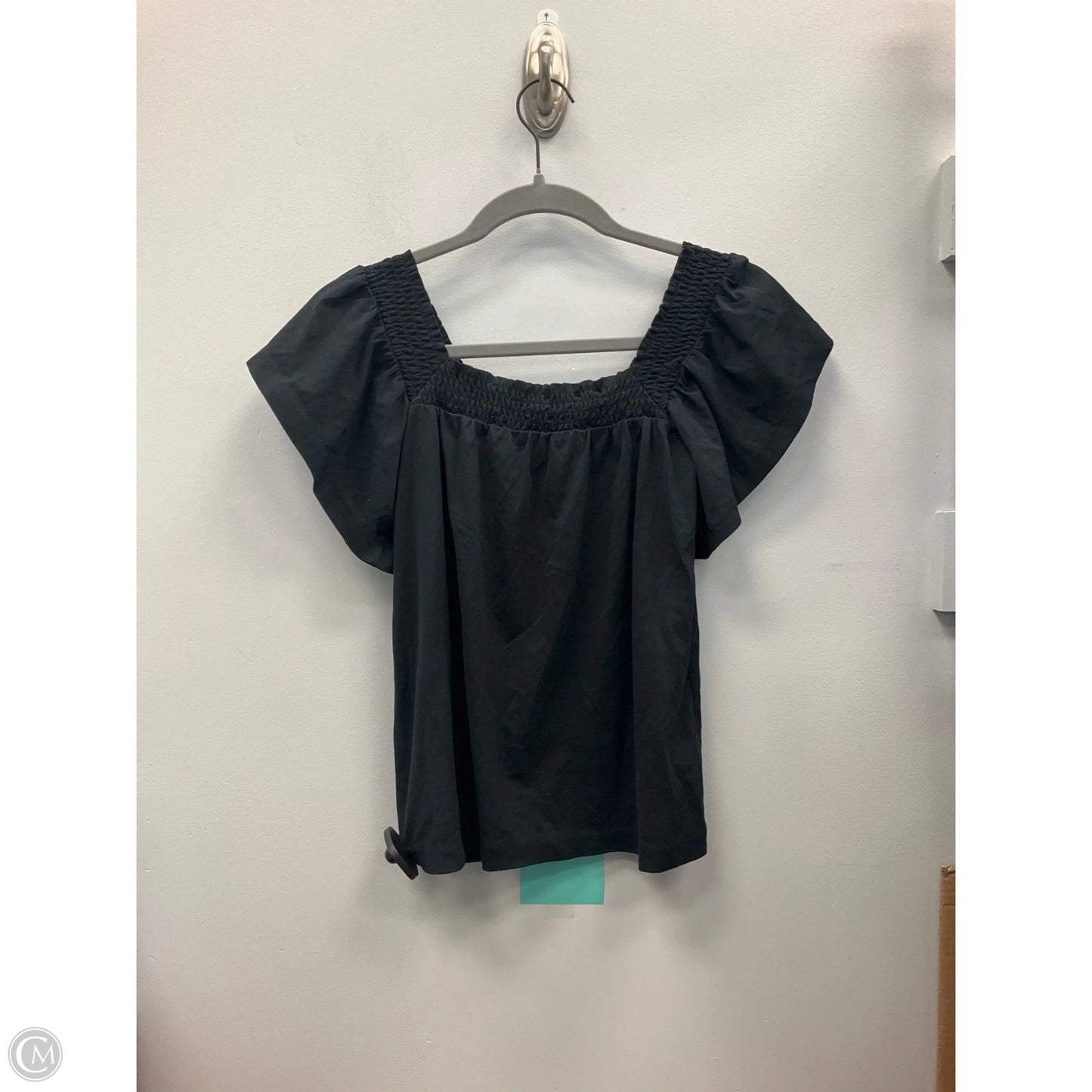 Top Short Sleeve By J. Crew In Black, Size: Xxs