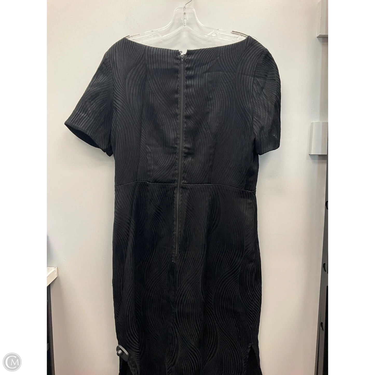 Dress Casual Midi By H&m In Black, Size: 12