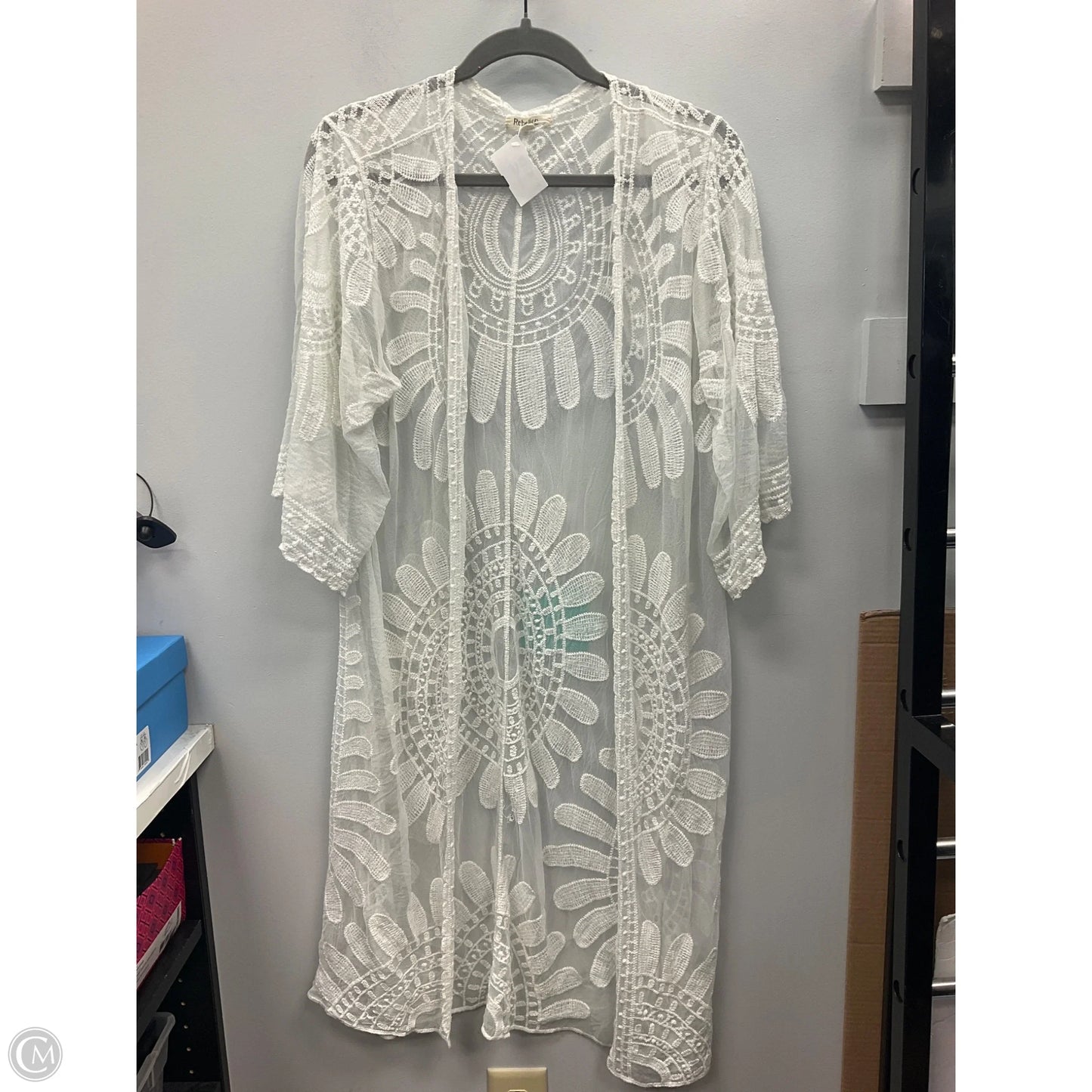 Kimono By Rebellion In White, Size: L
