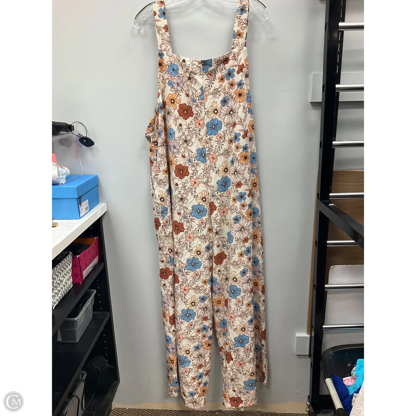Jumpsuit By Emery Rose In Floral Print, Size: 1x