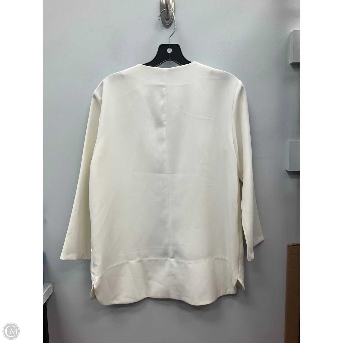 Blazer By Harlowe & Graham In Cream, Size: M