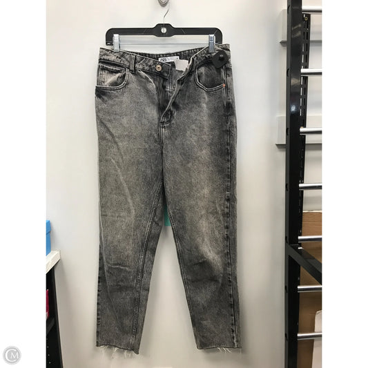 Jeans Boyfriend By Zara In Grey, Size: 8