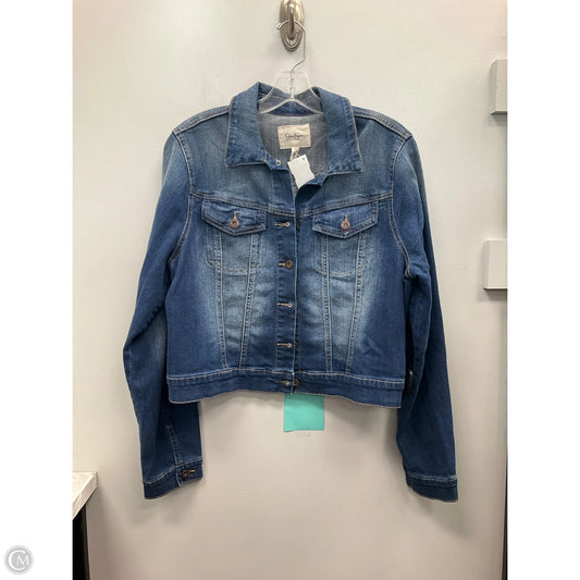 Jacket Denim By Jessica Simpson In Blue, Size: Xl