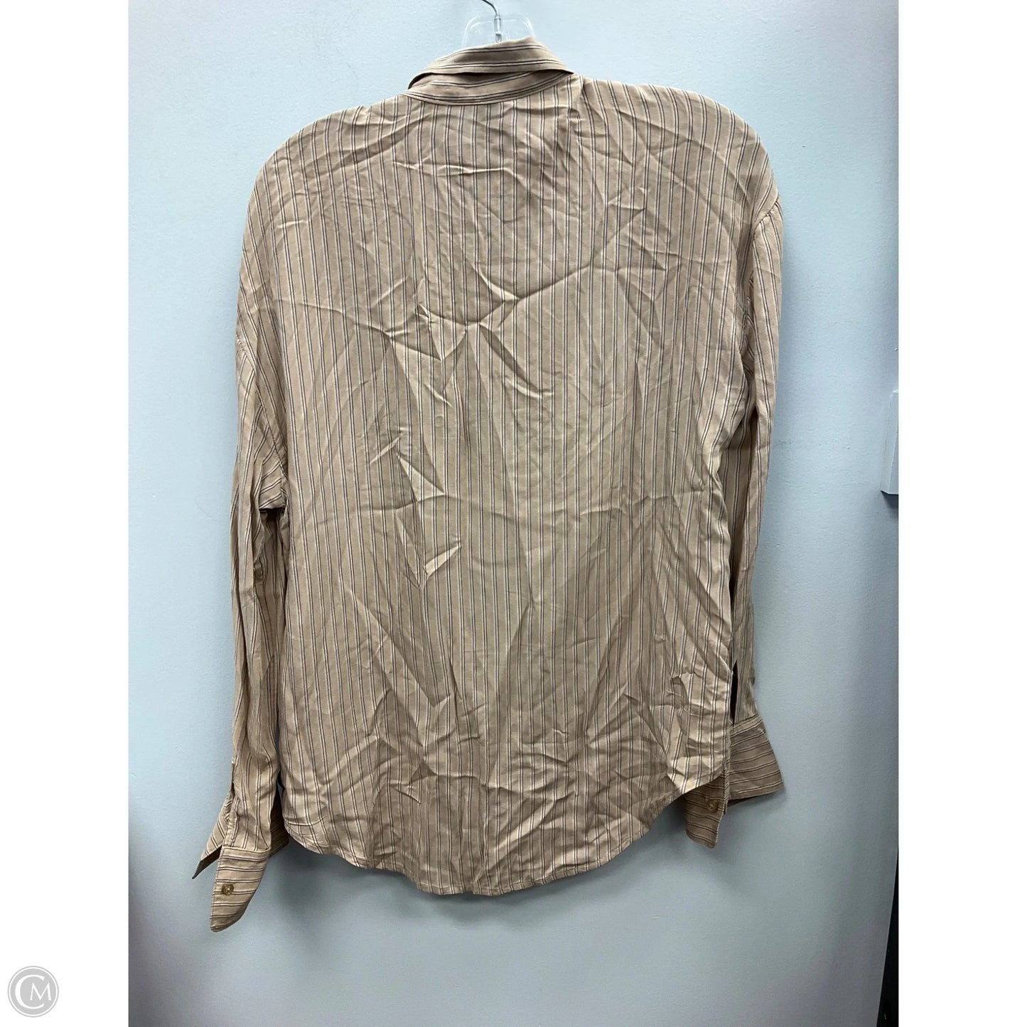 Top Long Sleeve By Express In Striped Pattern, Size: Xs