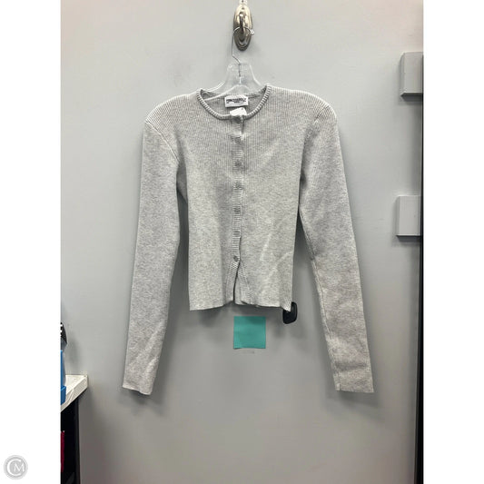 Sweater Cardigan By Princess Polly In Grey, Size: 8