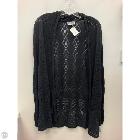 Cardigan By Jm Collections In Black, Size: S