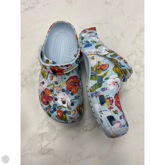Shoes Athletic By Crocs In Blue, Size: 10