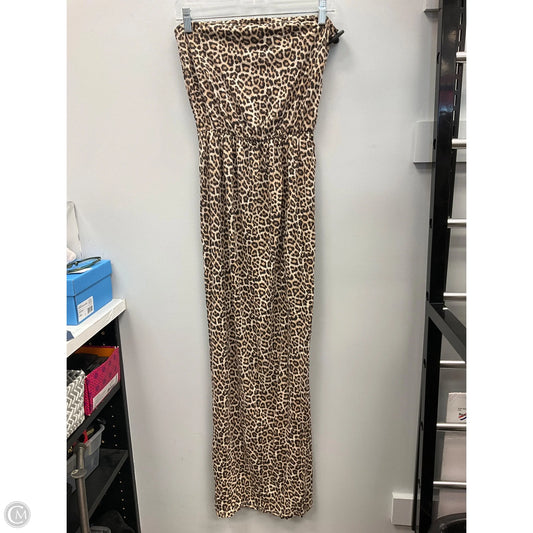 Dress Casual Midi By H&m In Animal Print, Size: M