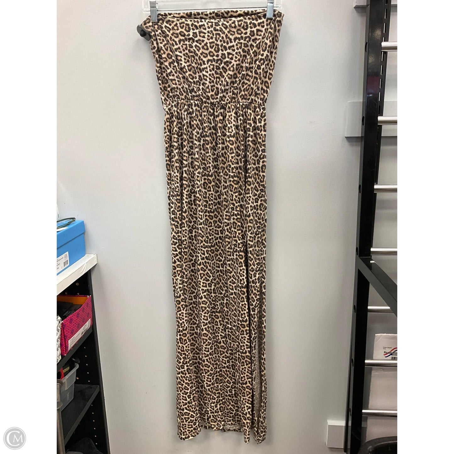 Dress Casual Midi By H&m In Animal Print, Size: M