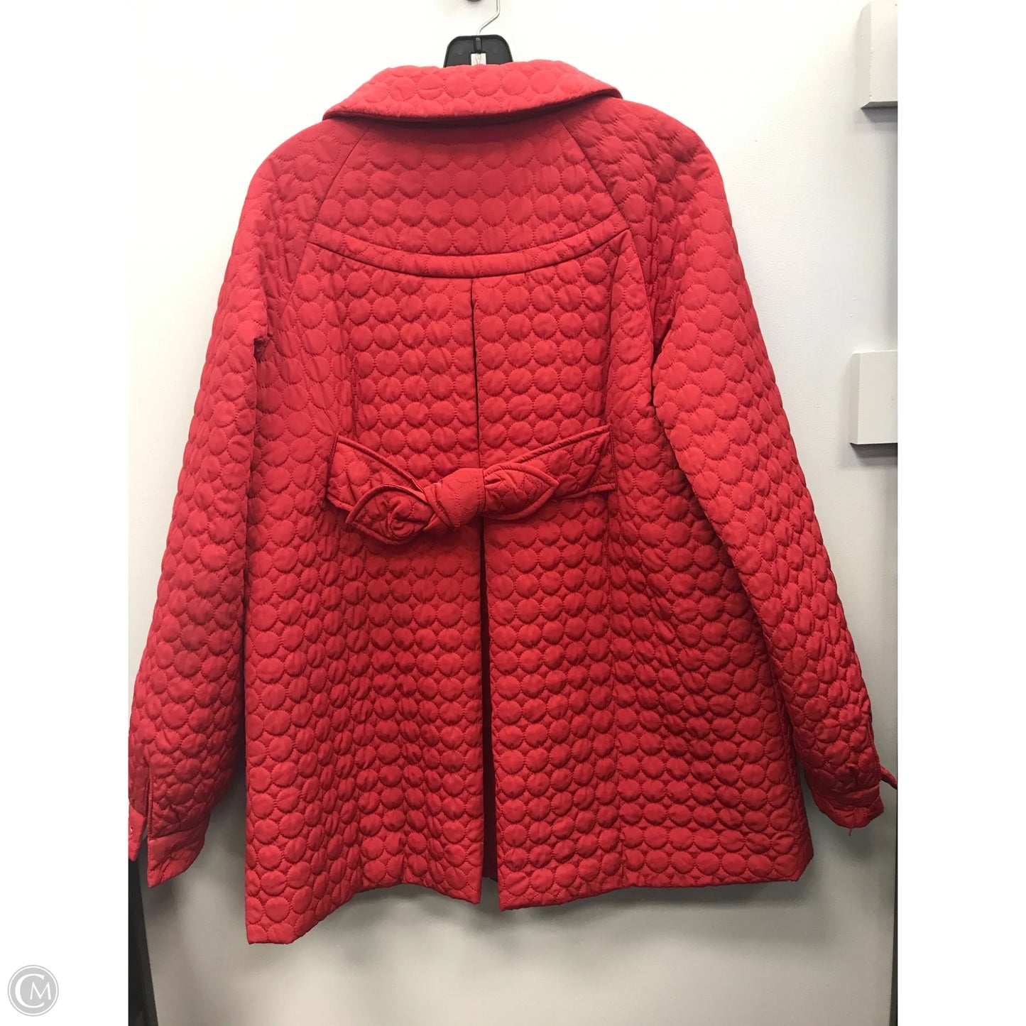 Jacket Puffer & Quilted By Betsey Johnson In Red, Size: M