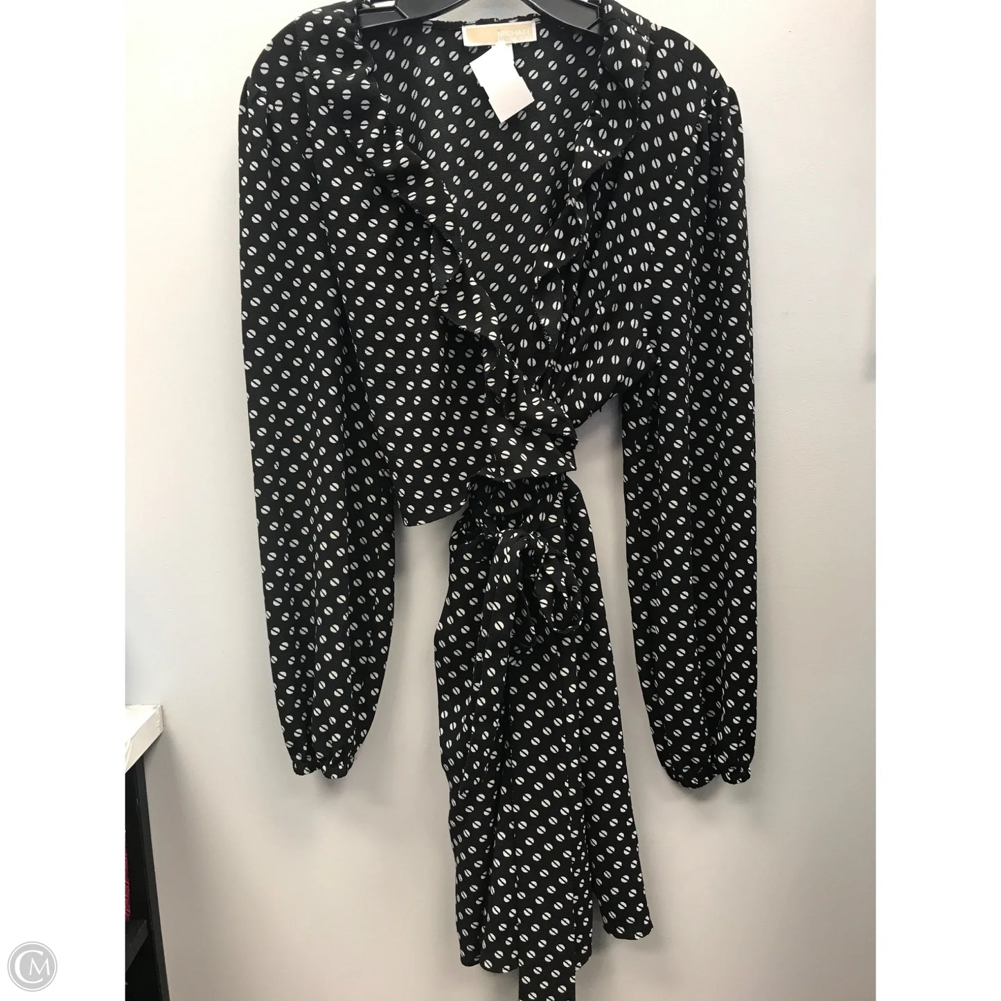 Dress Casual Short By Michael By Michael Kors In Black & White, Size: Xxl