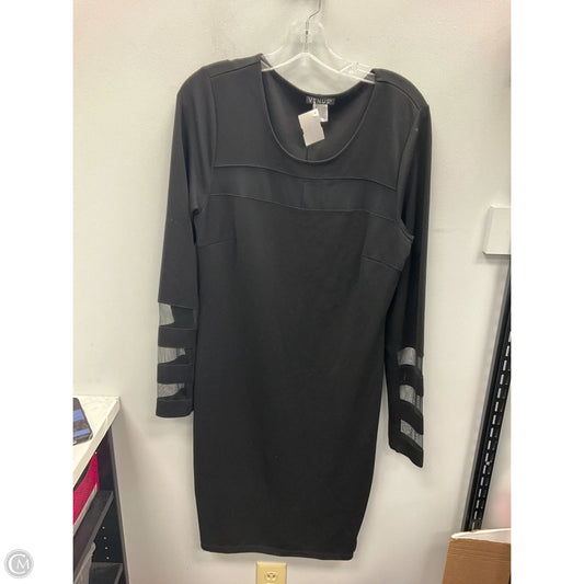 Dress Casual Midi By Venus In Black, Size: L