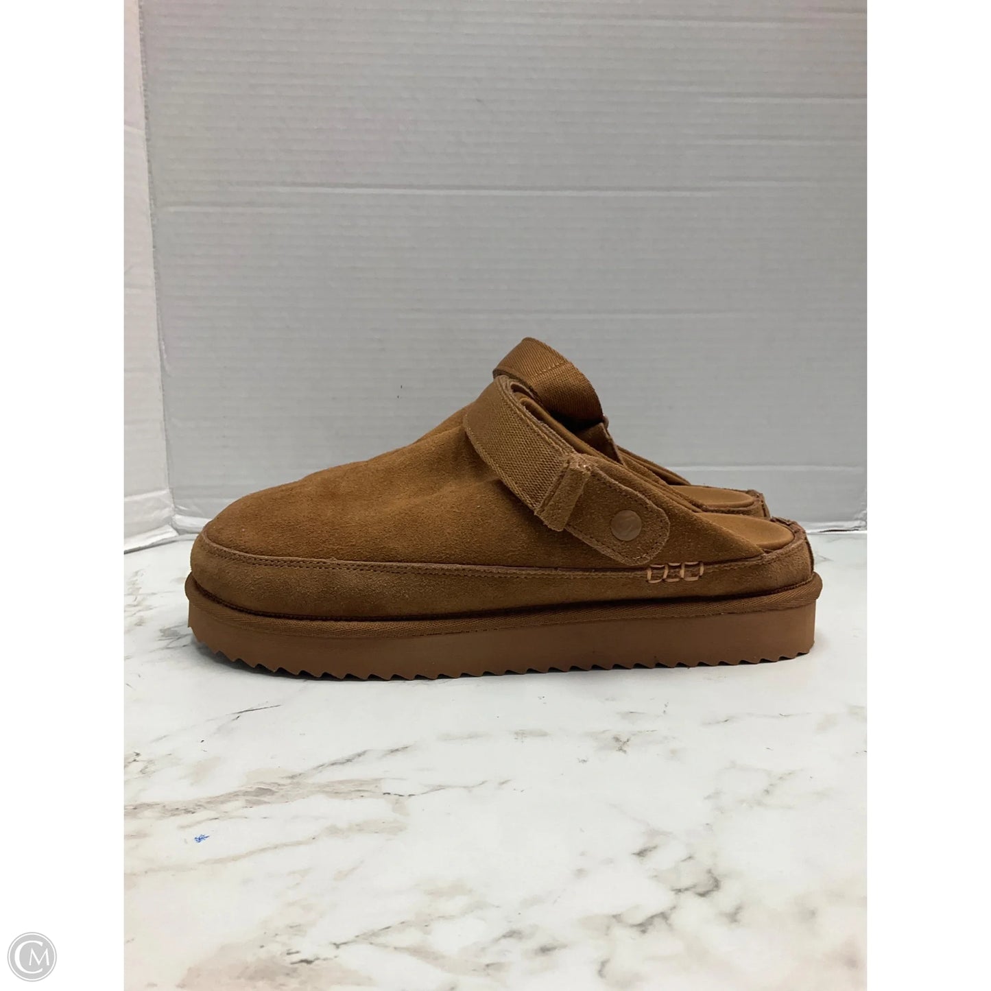 Shoes Heels Platform By Clothes Mentor In Brown, Size: 8.5
