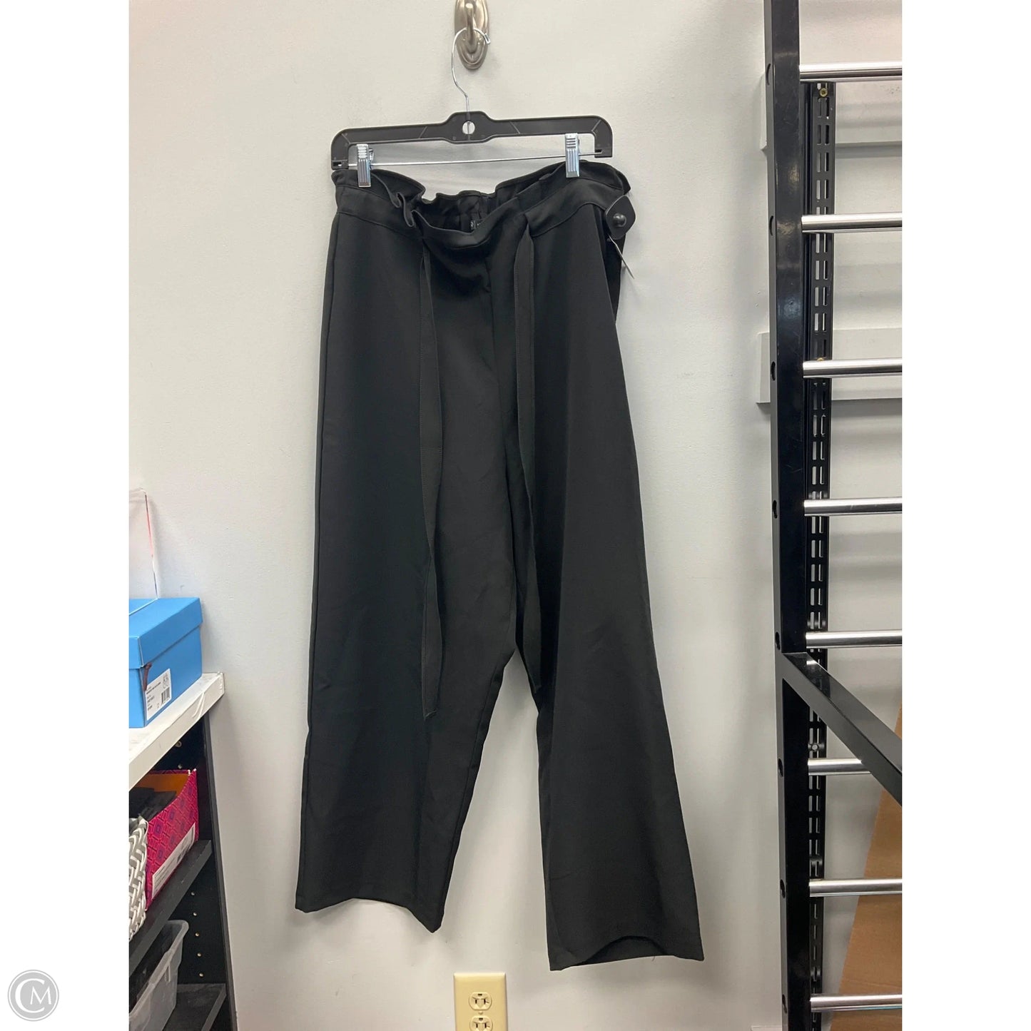 Pants Wide Leg By Adrianna Papell In Black, Size: 12