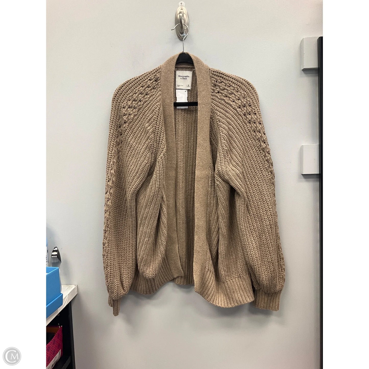 Sweater Cardigan By Abercrombie And Fitch In Brown, Size: M