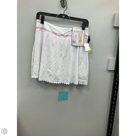 Athletic Skort By Rbx In White, Size: M