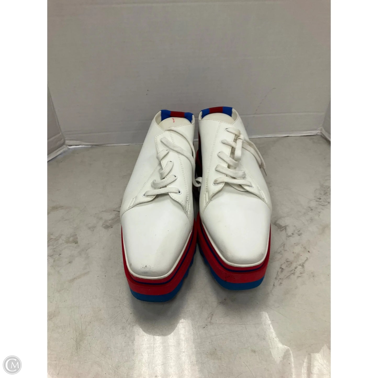 Shoes Luxury Designer By Stella Mccartney In White, Size: 8.5