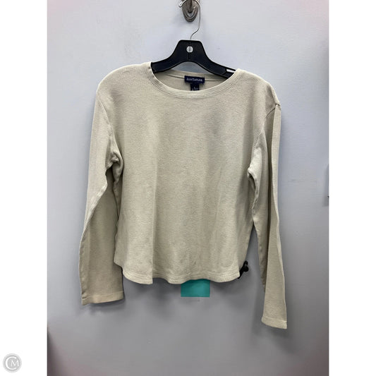 Top Long Sleeve Basic By Ann Taylor In Green, Size: L