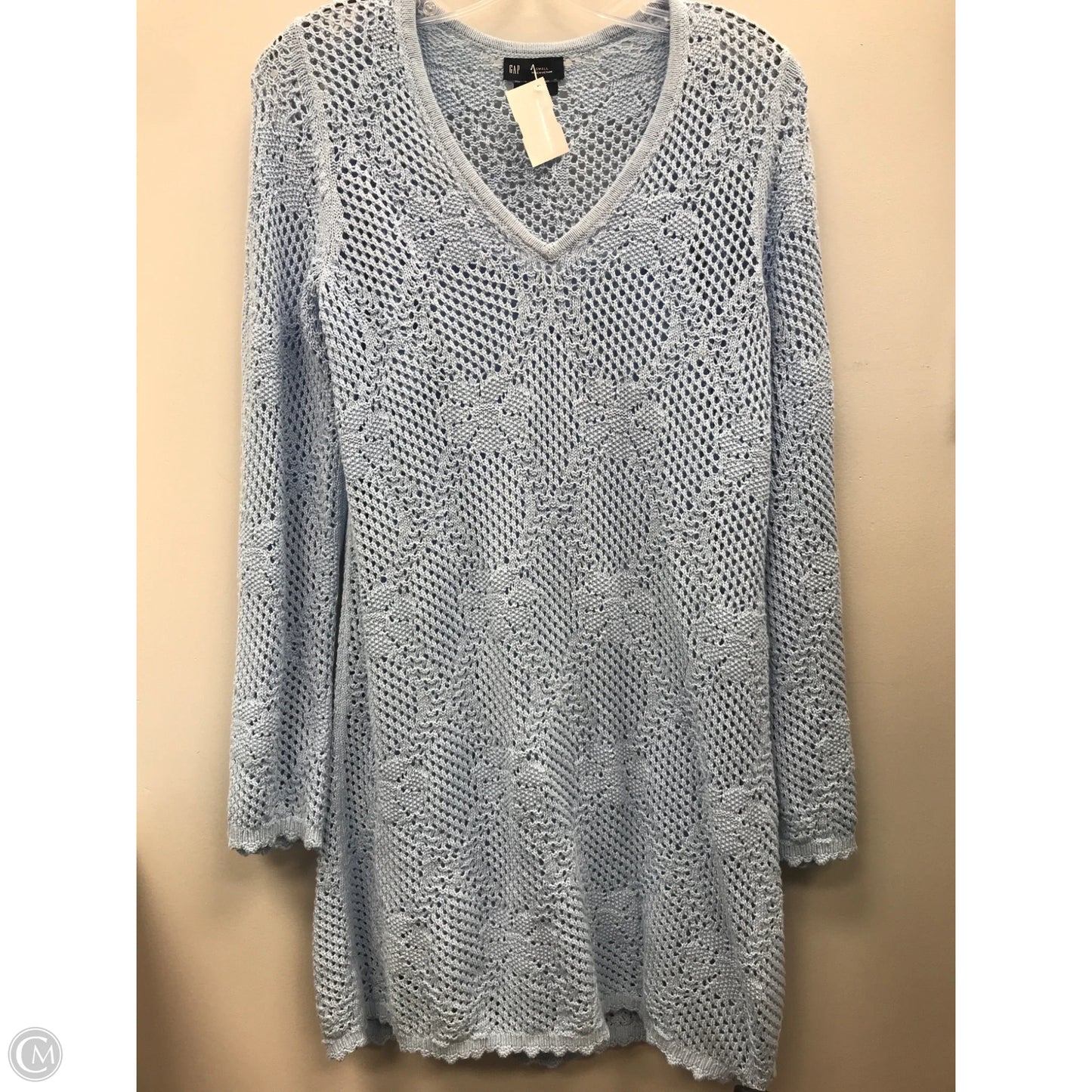 Dress Sweater By Gap In Blue, Size: S