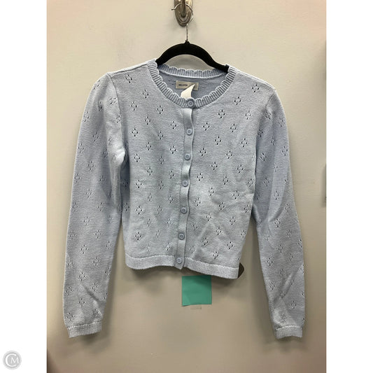 Sweater Cardigan By Hollister In Blue, Size: S