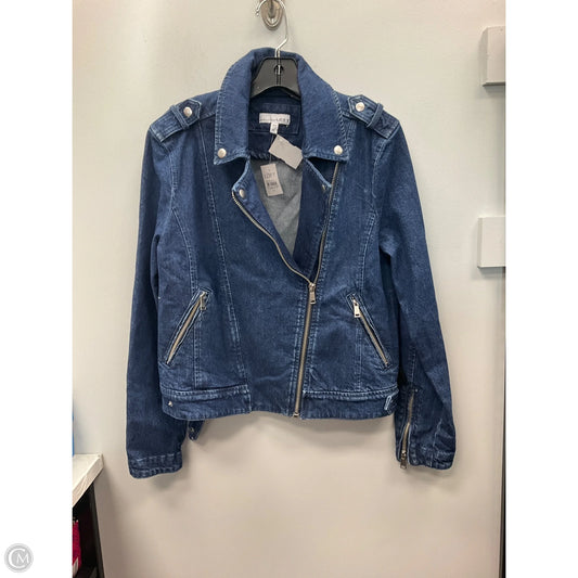 Jacket Denim By Loft In Blue, Size: M