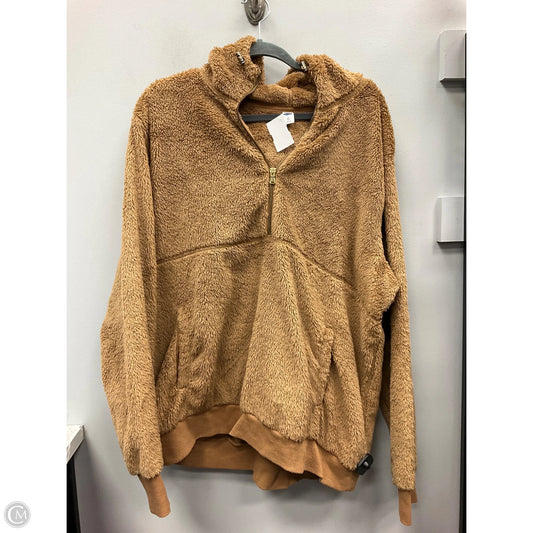 Sweatshirt Hoodie By Old Navy In Tan, Size: Xl